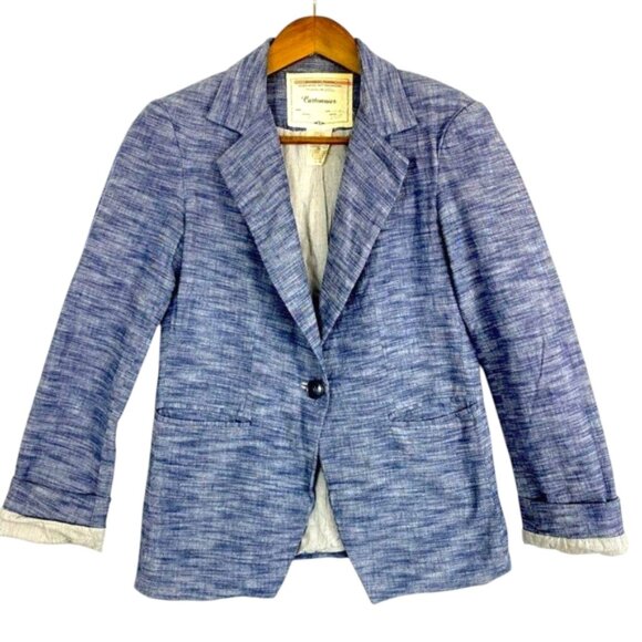 Anthropologie Blue Blazer - Picture 1 of 5